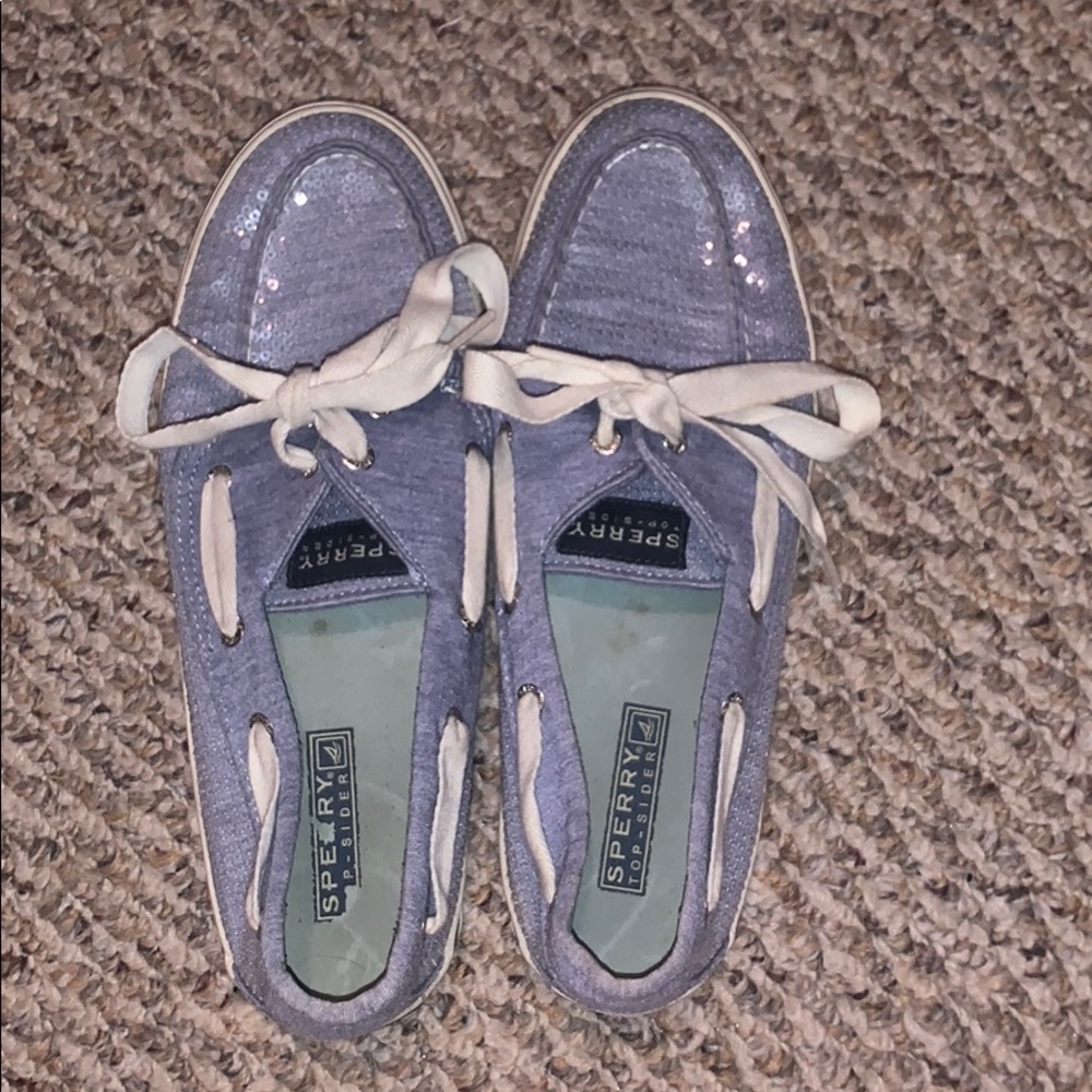 Good Condition Sequin Sperrys! - image 1